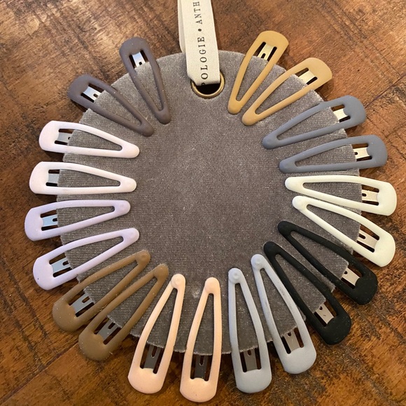 Anthropologie Rainbow Hair Clip Set - Picture 2 of 7